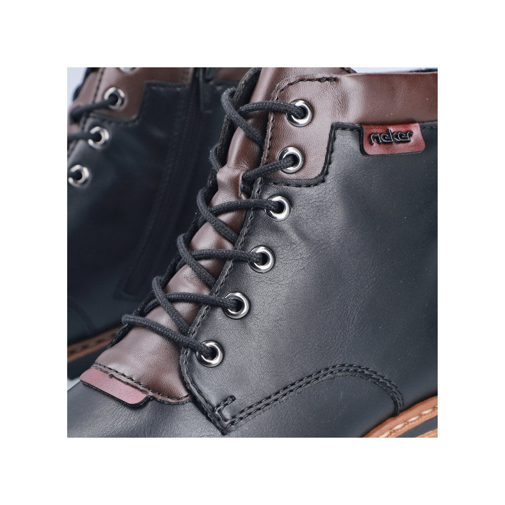 Rieker Z9340-00 Black Mid Height Boots