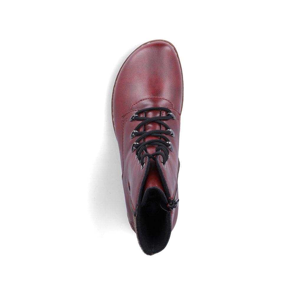 Rieker Z9344-30 Red Mid Height Boots