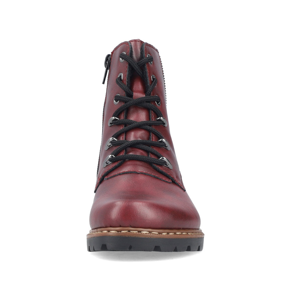 Rieker Z9344-30 Red Mid Height Boots