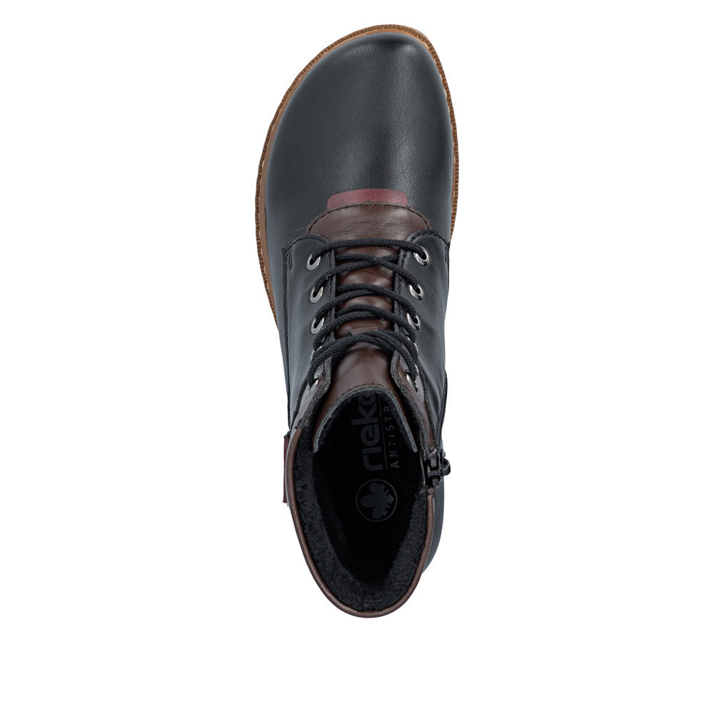 Rieker Z9354-00 Black Mid Height Boots