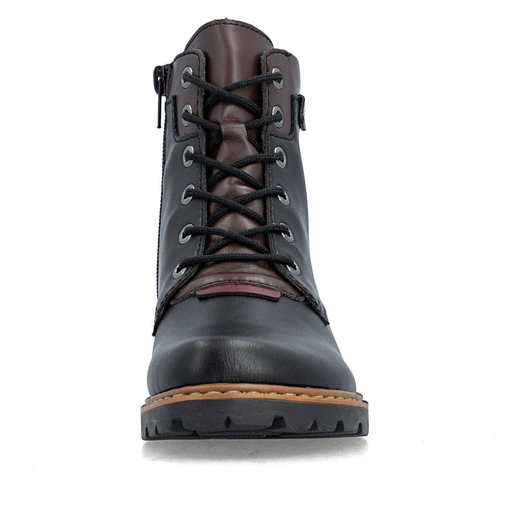 Rieker Z9354-00 Black Mid Height Boots