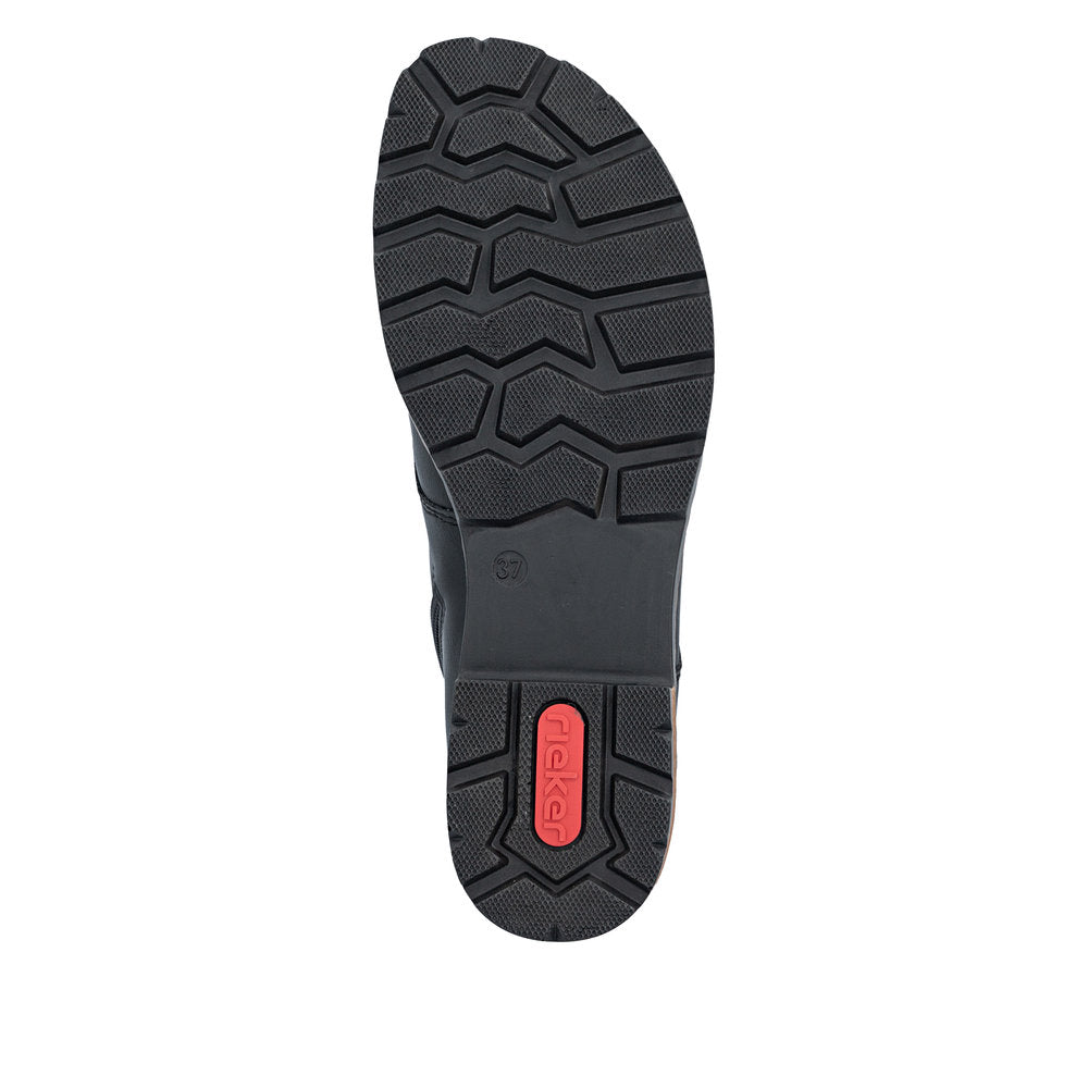 Rieker Z9354-00 Black Mid Height Boots