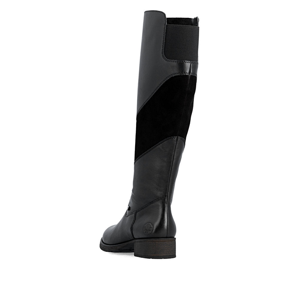 Rieker Z9566-00 Black Boots