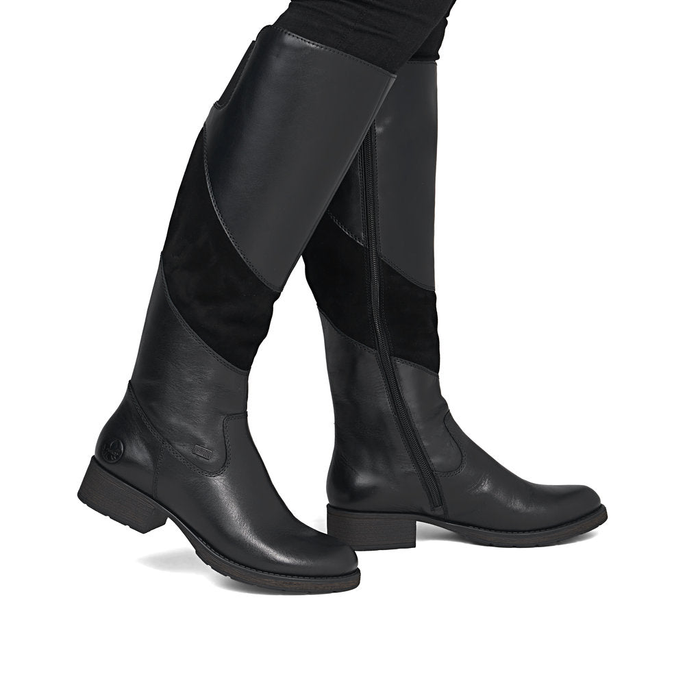 Rieker Z9566-00 Black Boots