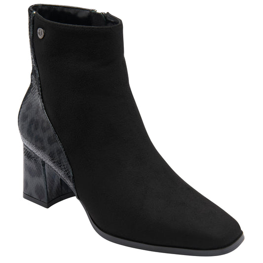 Lotus Zelda Black Microfibre Boots