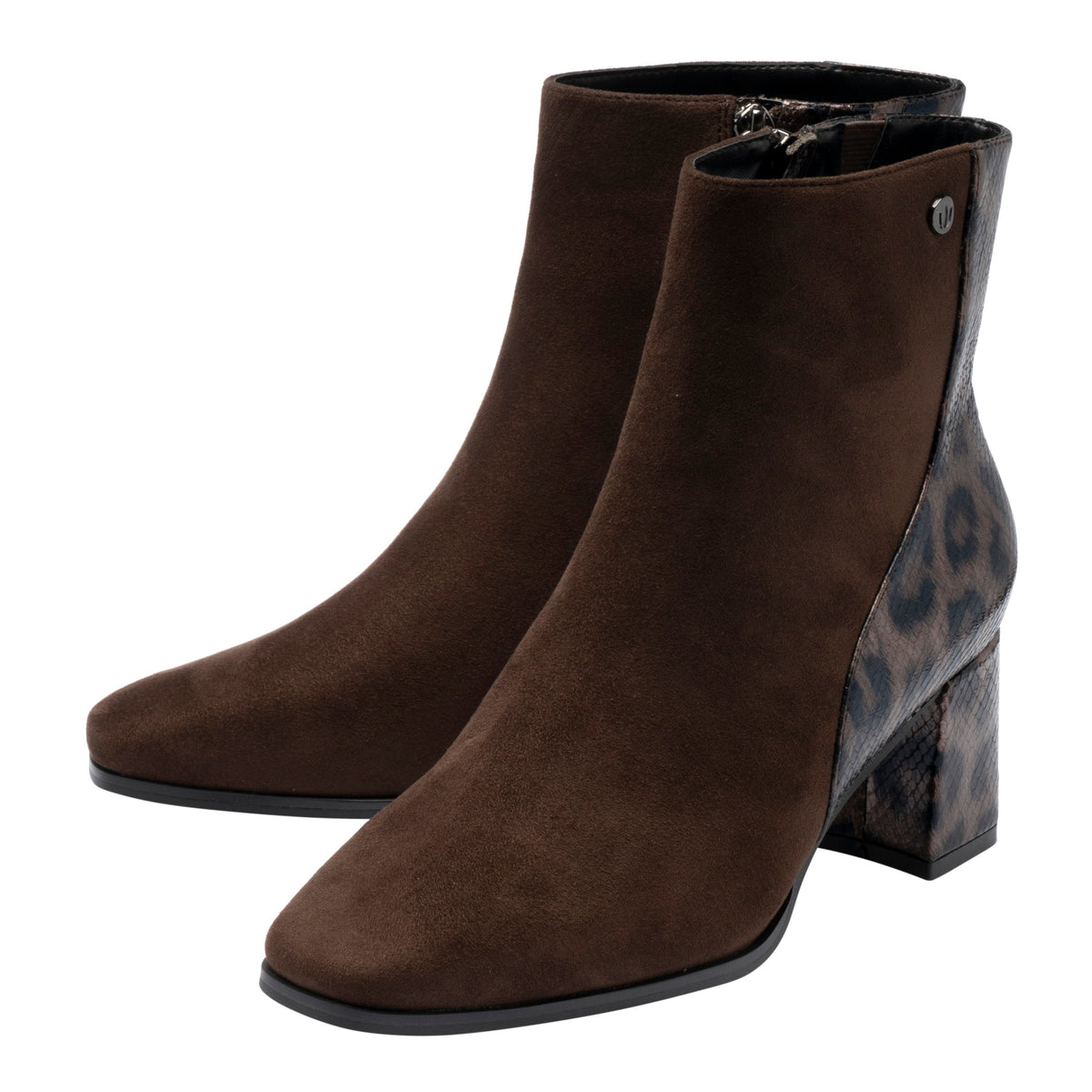 Lotus Zelda Brown Microfibre Boots