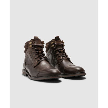 Rodd & Gunn Dunedin Chocolate Wash Military Boot