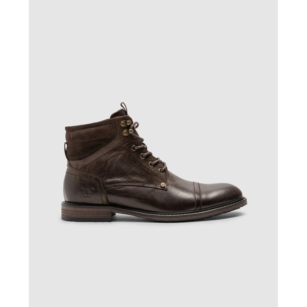 Rodd & Gunn Dunedin Chocolate Wash Military Boot