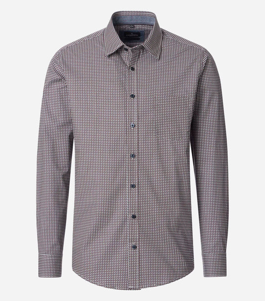 Casa Moda 126132520 400 Garnet Casual Shirt