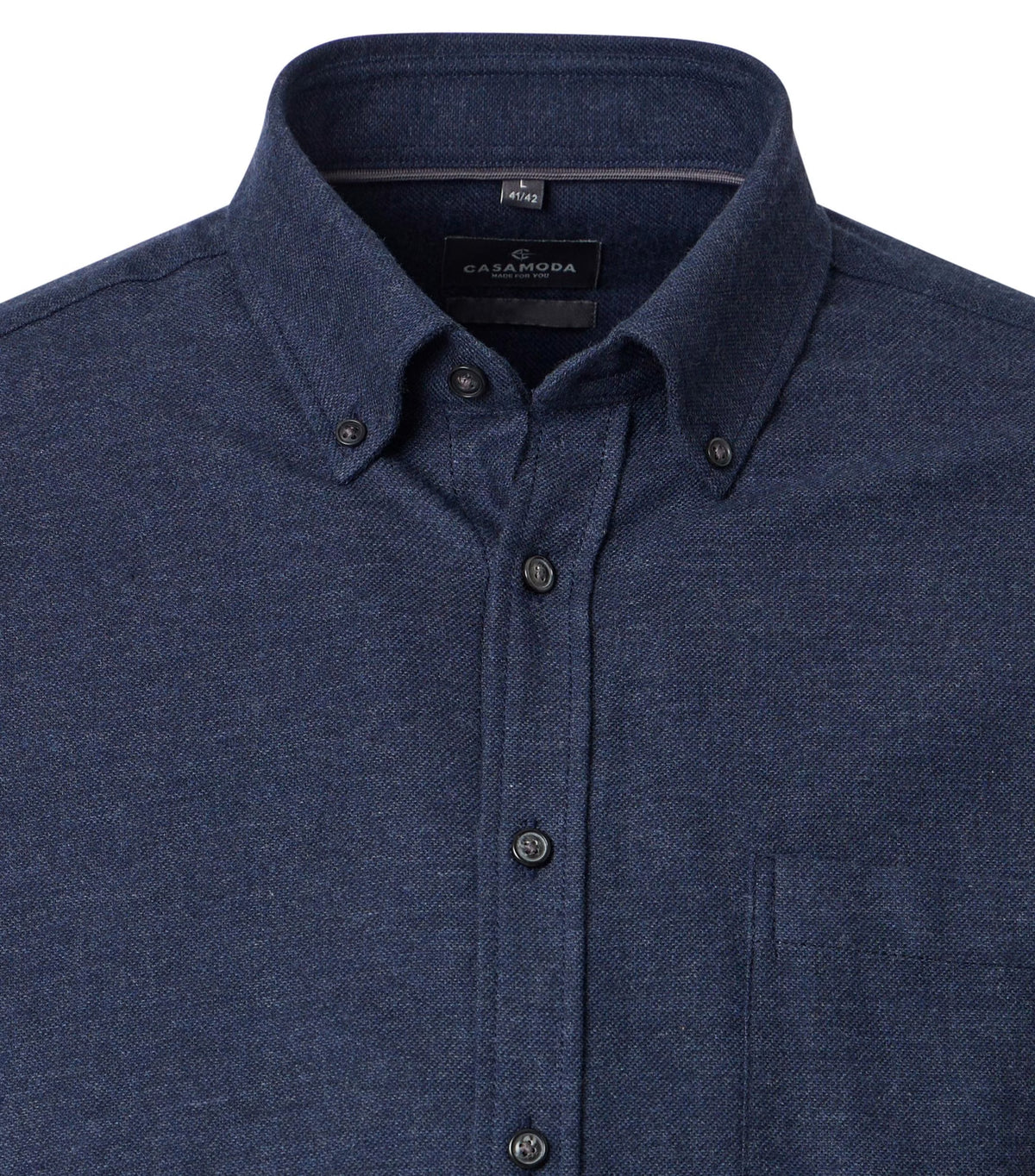 Casa Moda 126132510 101 Blue Long Sleeve Shirt