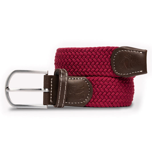 Swole Panda Burgundy Woven Belt
