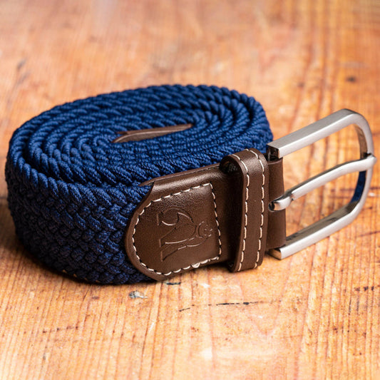 Swole Panda Dark Blue Woven Belt