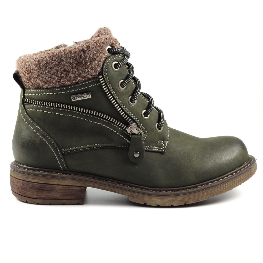 Lunar Benson Iii Olive Waterproof Boot