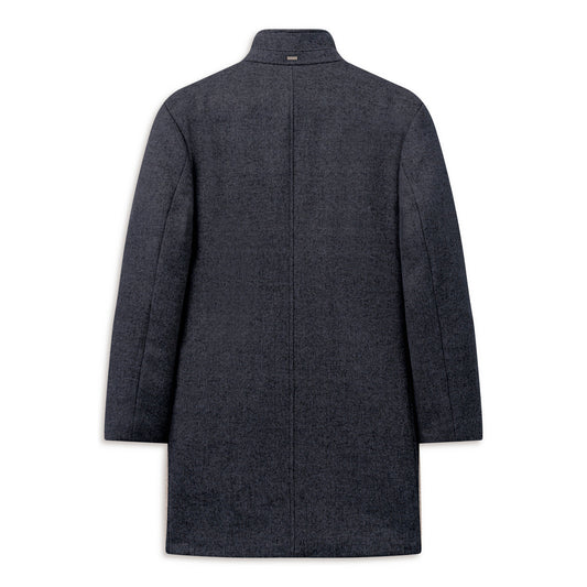 Bugatti 221400 24201 390 Navy Blue Coat Wool