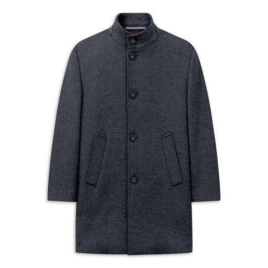 Bugatti 221400 24201 390 Navy Blue Coat Wool