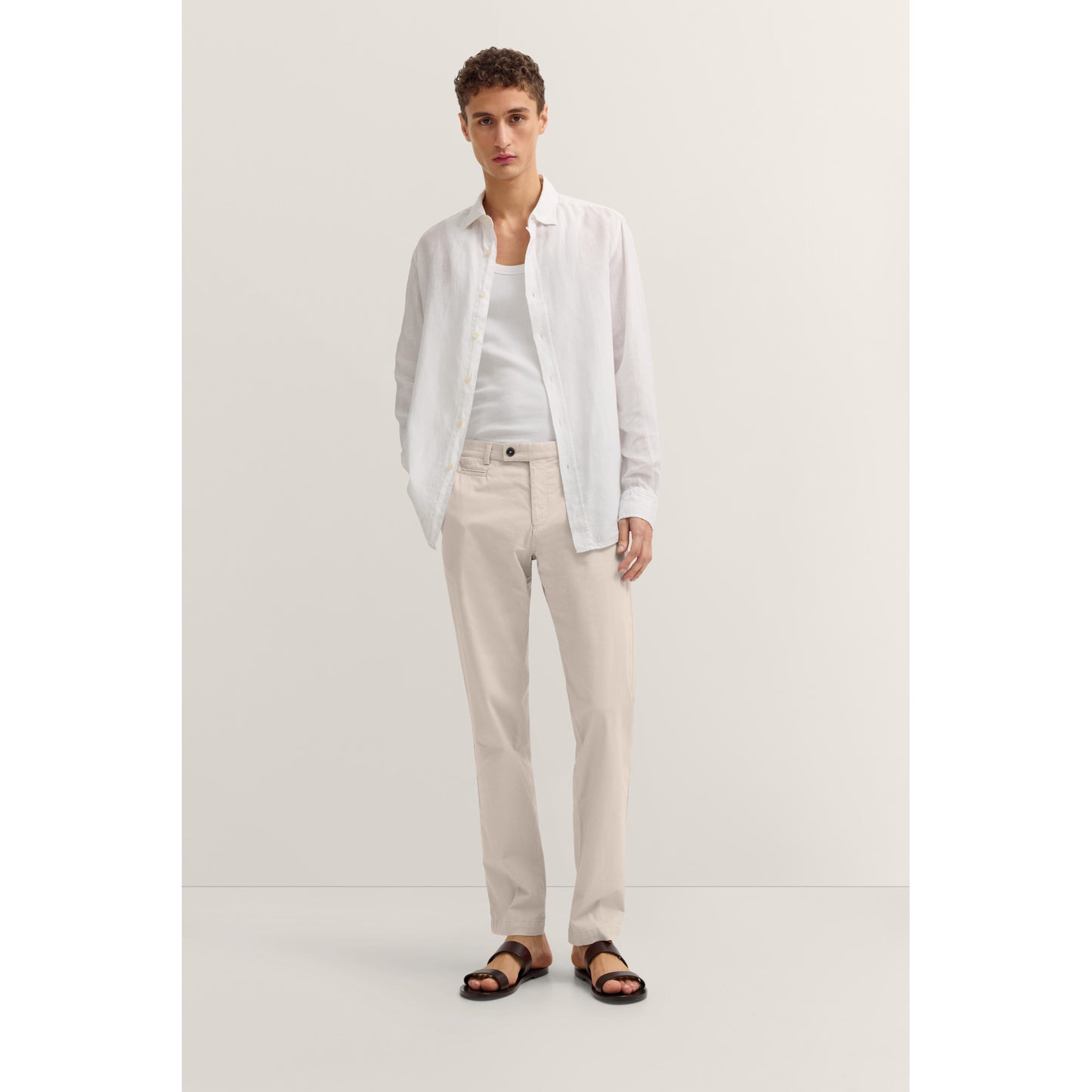 Bugatti 4130 16370E 030 Beige Casual Trousers