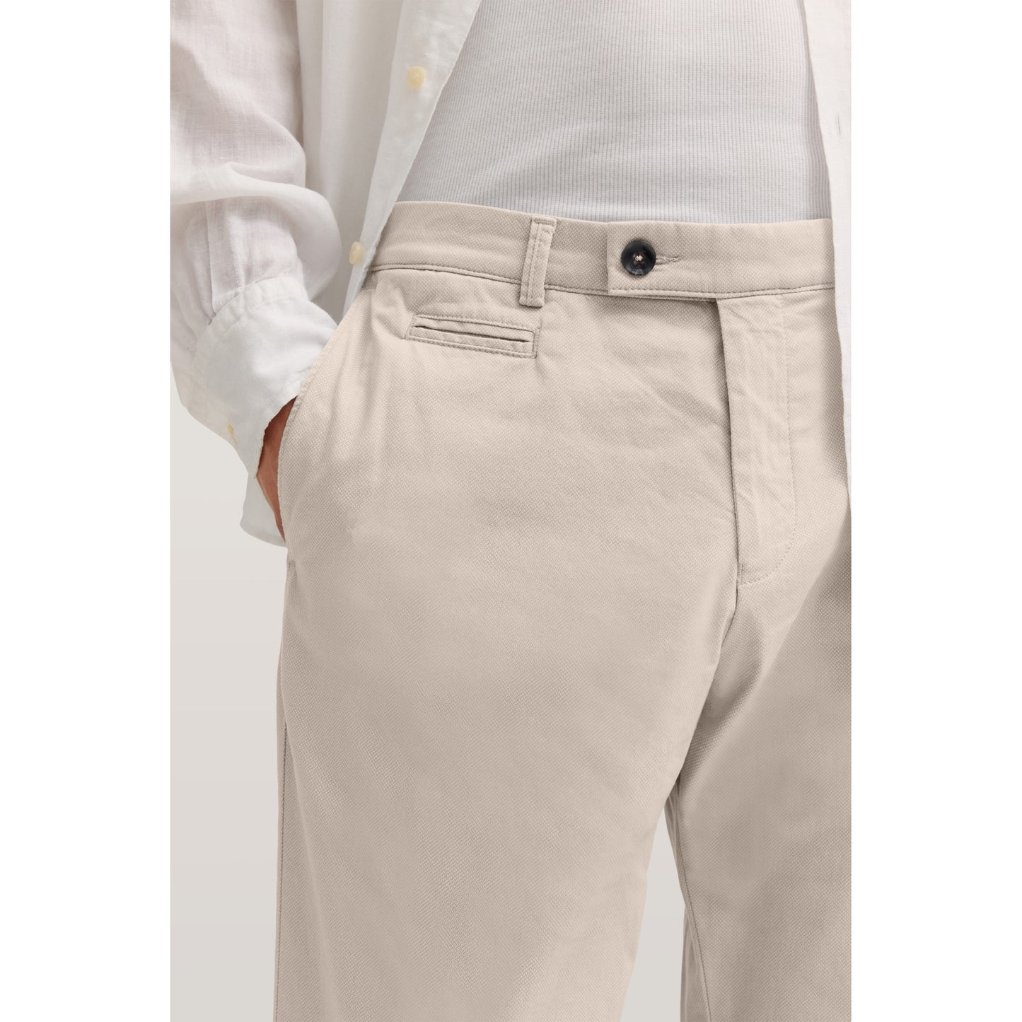 Bugatti 4130 16370E 030 Beige Casual Trousers