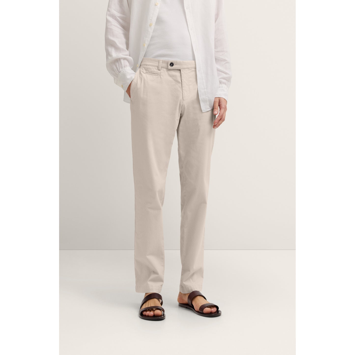 Bugatti 4130 16370E 030 Beige Casual Trousers
