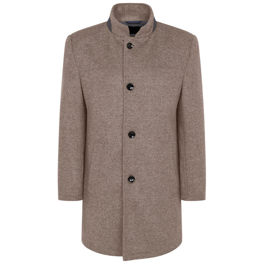 Bugatti 628533 69074 40 Beige Wool Coat