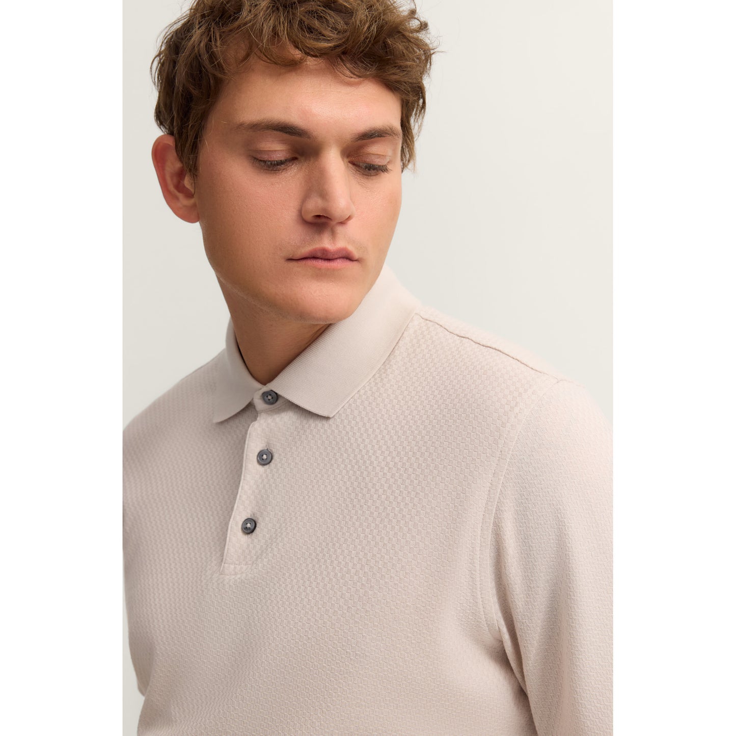 Bugatti 8150 15104E 030 Beige Polo Shirt
