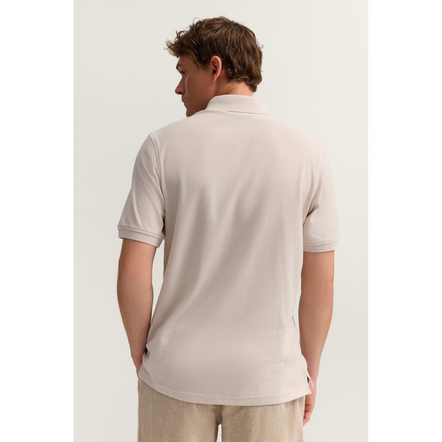 Bugatti 8150 15104E 030 Beige Polo Shirt