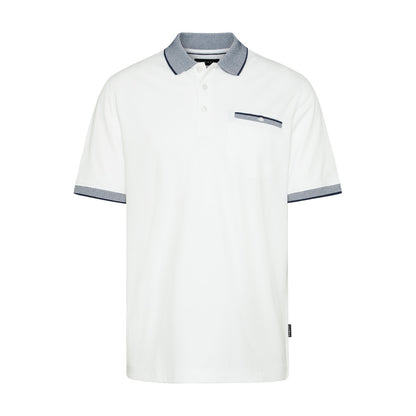 Bugatti 8151 55091A 010 White Polo Shirt – Wallace