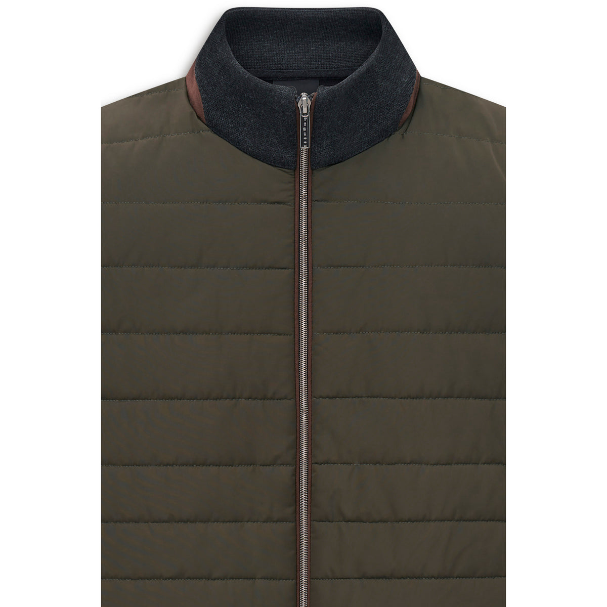 Bugatti 8800 25051F 180 Olive Waistcoat Knitted