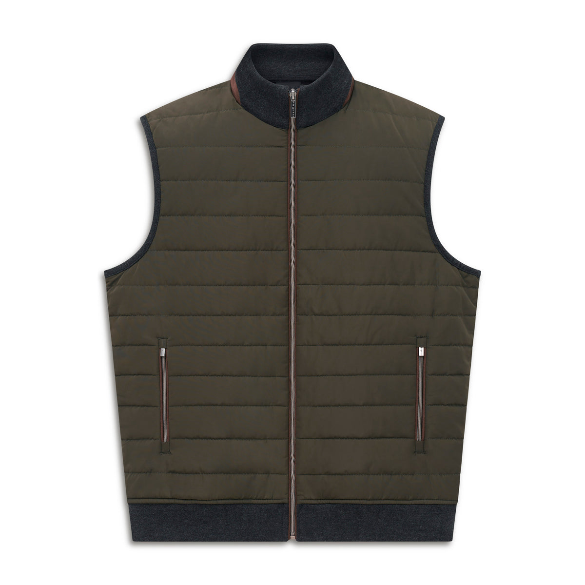 Bugatti 8800 25051F 180 Olive Waistcoat Knitted