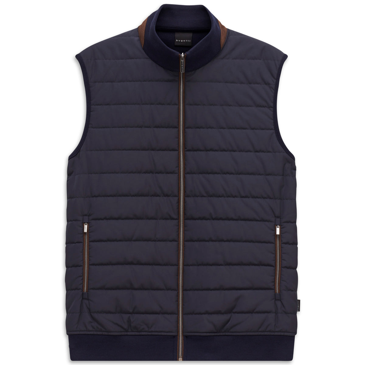 Bugatti 8800 25051F 390 Navy Blue Waistcoat Knitted