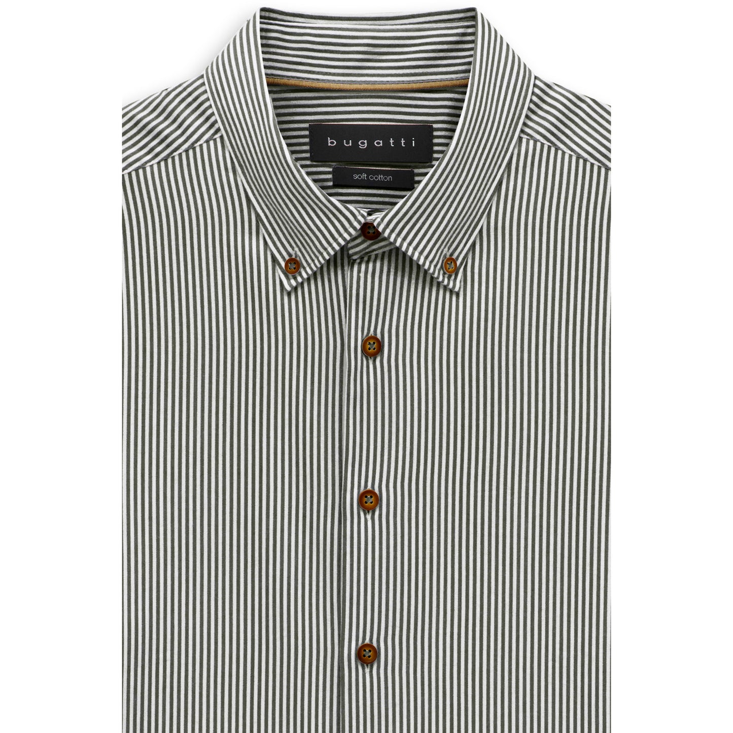 Bugatti 9350 28507F 180 Olive Casual Shirt