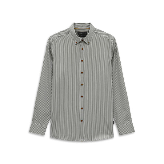 Bugatti 9350 28507F 180 Olive Casual Shirt