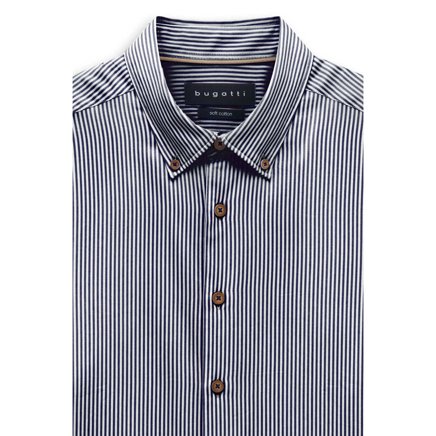 Bugatti 9350 28507F 390 Navy Blue Casual Shirt