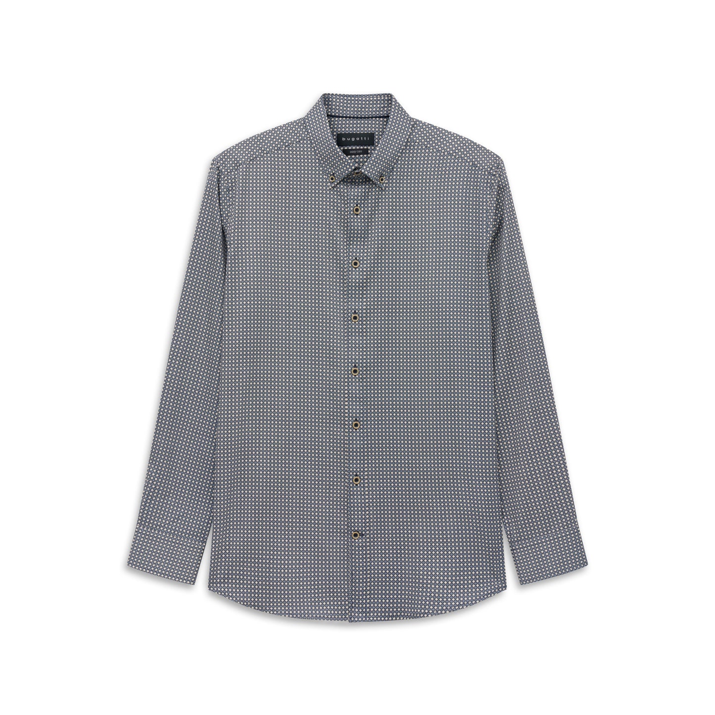 Bugatti 9350 28508F 390 Navy Blue Casual Shirt