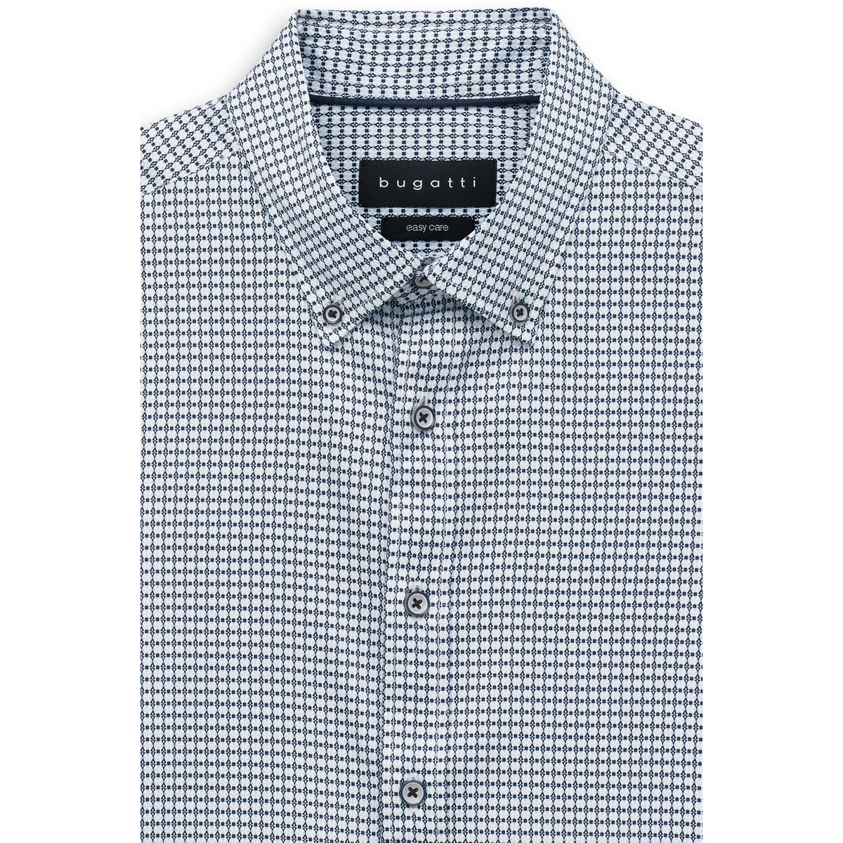 Bugatti 9350 28510F 390 Navy Blue Casual Shirt