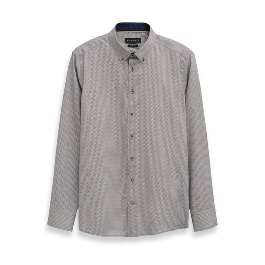 Bugatti 9350 88518D 060 Taupe Casual Shirt