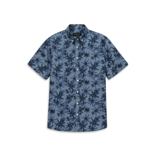 Bugatti 9450 18335E 390 Navy Blue Casual Shirt
