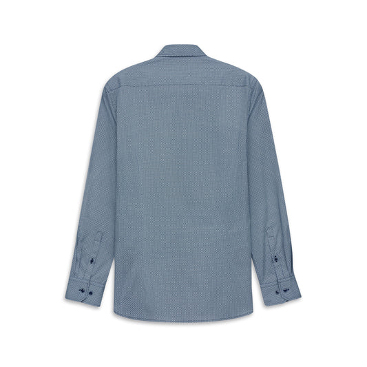 Bugatti 9750 18505E 390 Navy Blue Casual Shirt