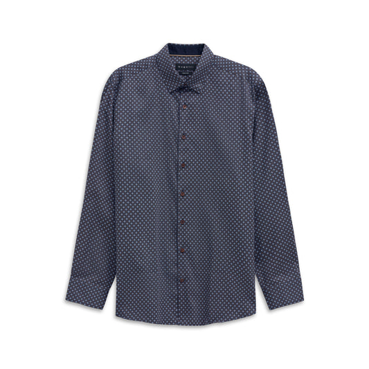 Bugatti 9750 88506D 390 Navy Blue Casual Shirt