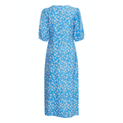 B.Young 20814905 203701 Palace Blue Flowers Mix Dress