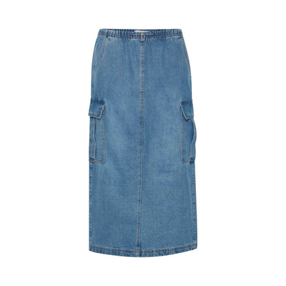 B.Young 20814281 200460 Ligth Blue Denim Skirt