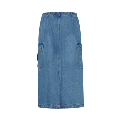 B.Young 20814281 200460 Ligth Blue Denim Skirt