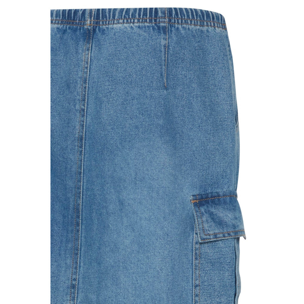 B.Young 20814281 200460 Ligth Blue Denim Skirt