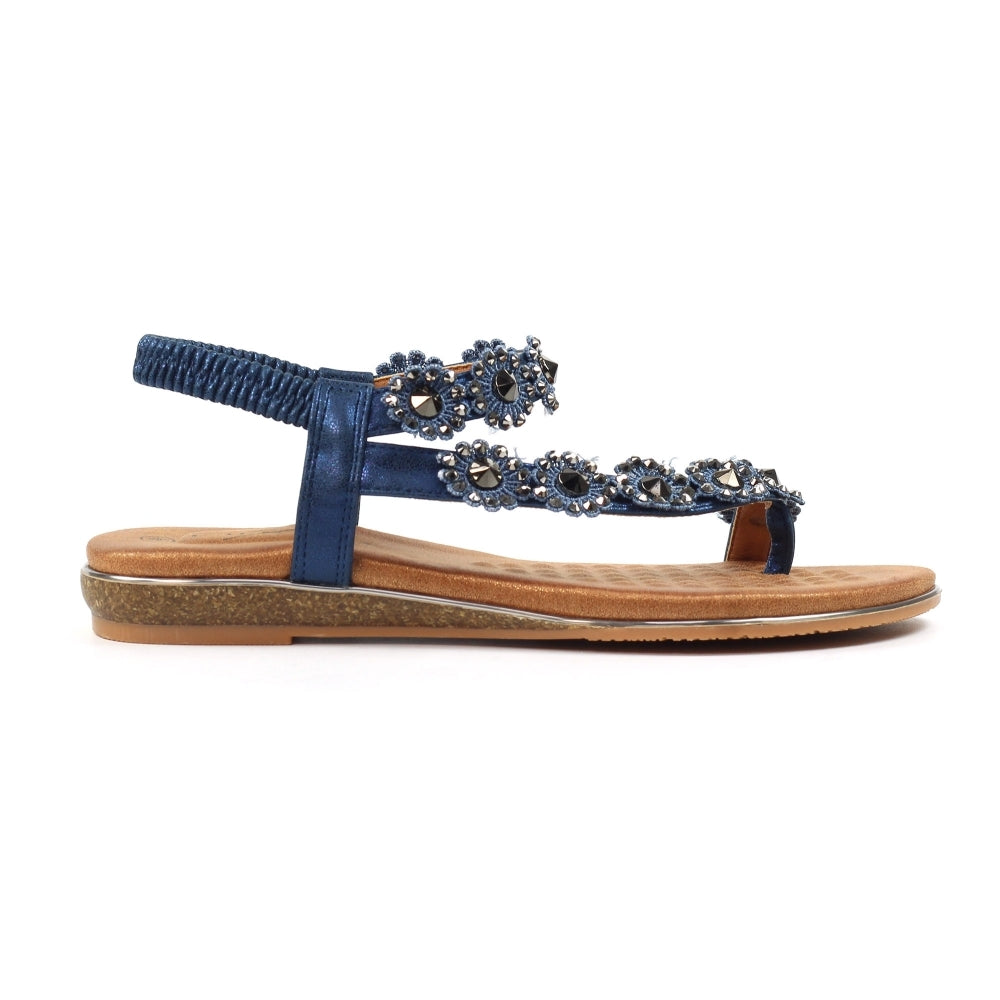 Lunar Charlotte II Navy Sandals