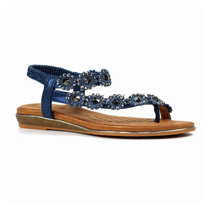 Lunar Charlotte II Navy Sandals