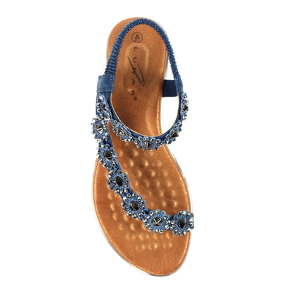 Lunar Charlotte II Navy Sandals