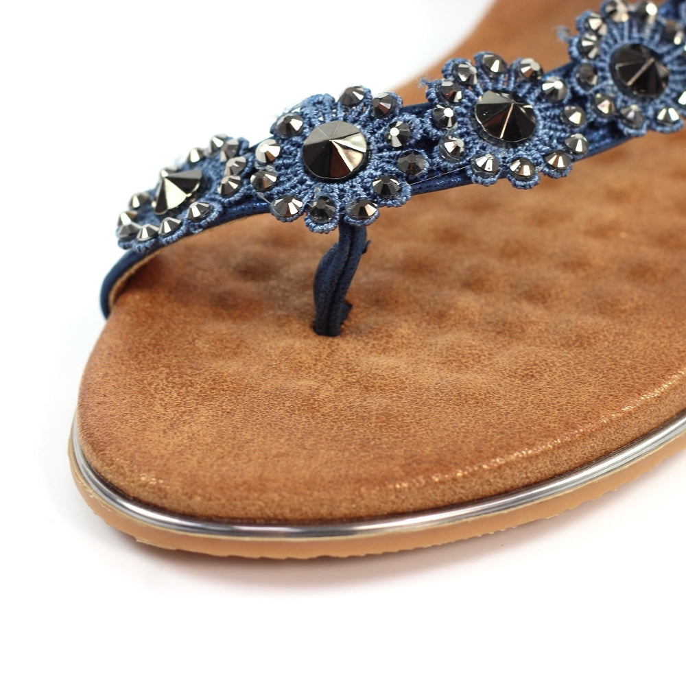 Lunar Charlotte II Navy Sandals