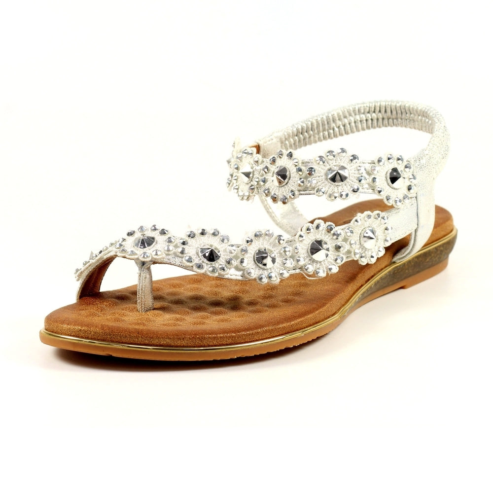 Lunar Charlotte II Silver Sandals