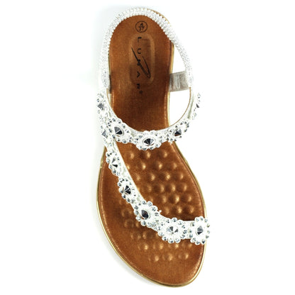 Lunar Charlotte II Silver Sandals