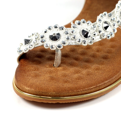 Lunar Charlotte II Silver Sandals