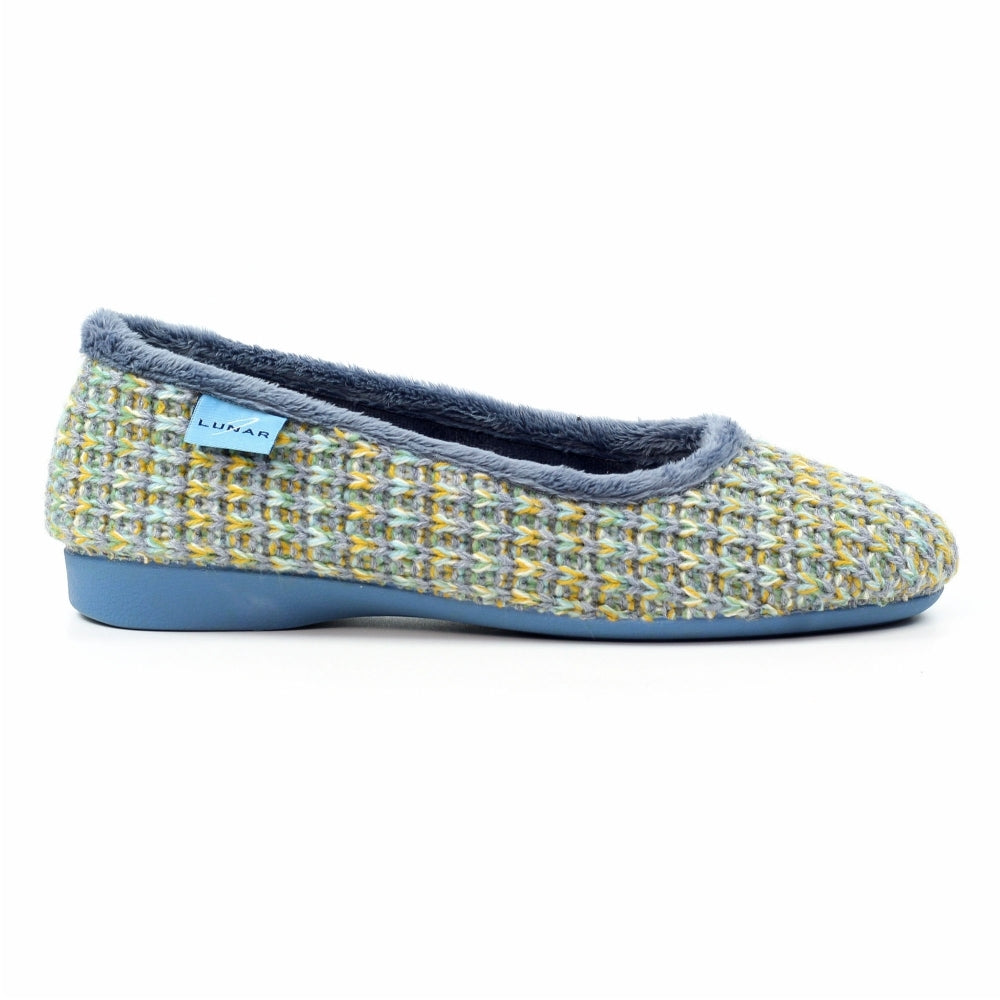 Lunar Cherie Grey Slipper